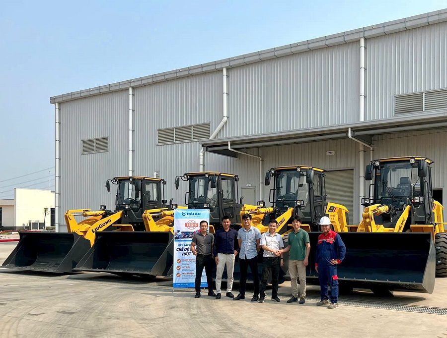 Máy xúc lật LiuGong CLG835H gầu 2.5m3 - Cty Hải Âu 