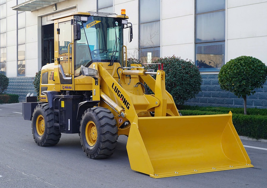Xúc lật Lugong T930 gầu 0.9 khối chuyên vật liệu xây dựng