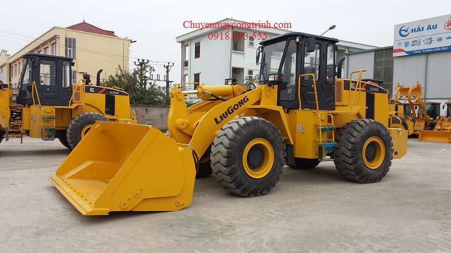 xúc lật Liugong ZL50CN - 2 tầng đổ cao 4.5m