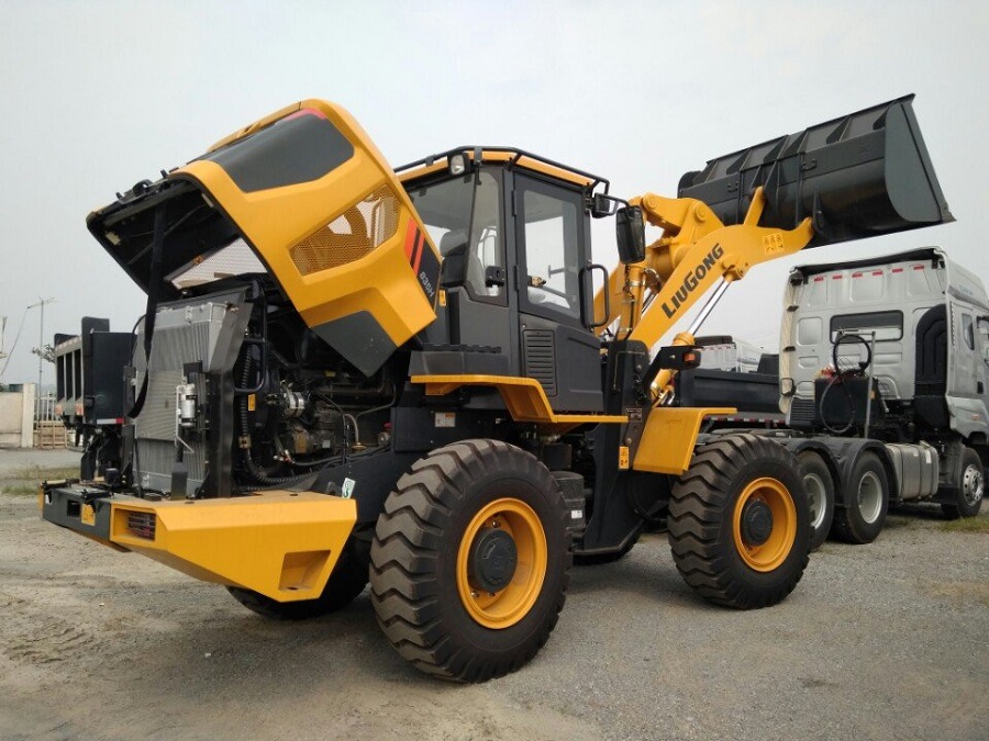 Máy xúc lật LiuGong CLG842H gầu 2.7m3 - xúc lật Hải Âu