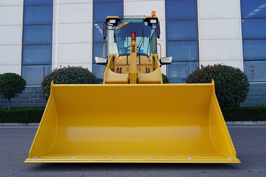 Xúc lật Lugong T930 gầu 0.9 khối chuyên vật liệu xây dựng
