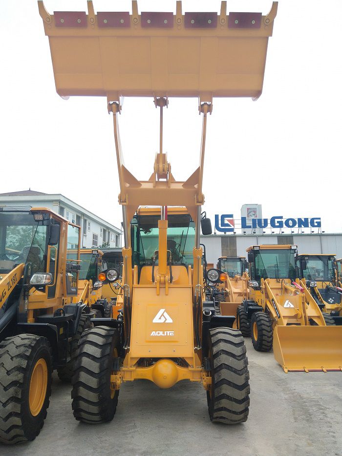 Bán xe máy xúc lật mini giá rẻ Aolite 928 gầu 1m3 - Hải Âu