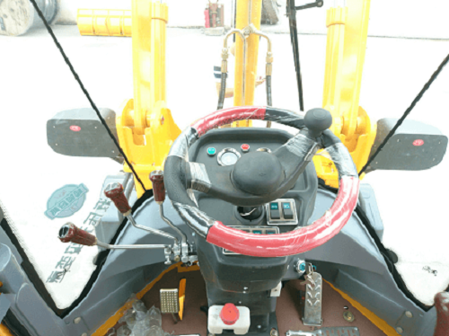 Xúc lật gắp gỗ sức nâng 2 tấn - xúc lật Hải Âu